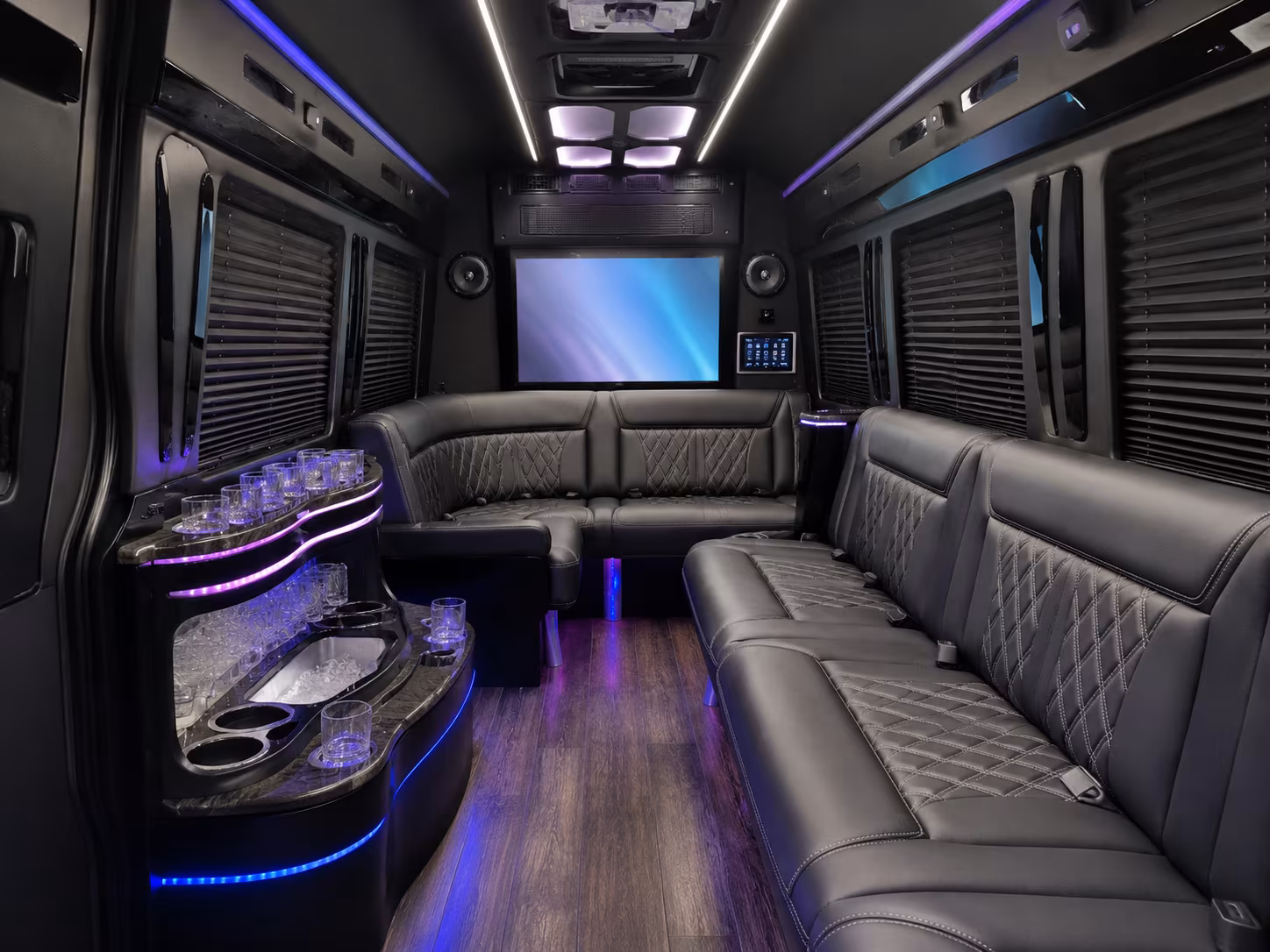bozeman long distance transportation onboard seating