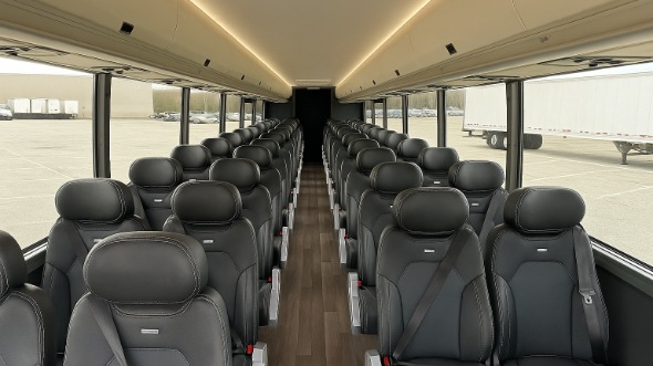 Interior of Charter Bus Company Pocatello's 15 Passenger Minibus in Pocatello