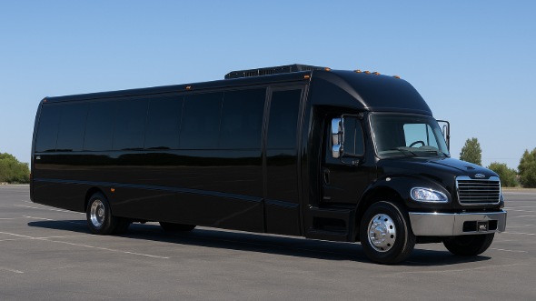 Exterior of Charter Bus Company Pocatello's 25 Passenger Mini bus in Pocatello