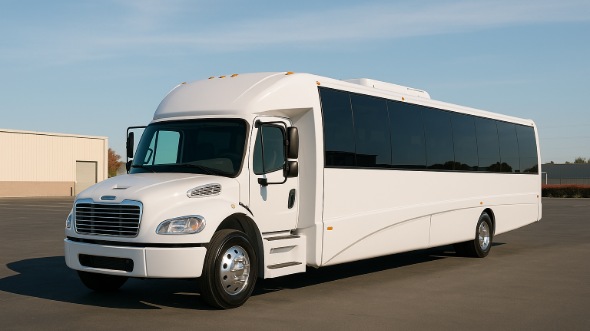 Exterior of Charter Bus Company Billings's 28 Passenger Mini bus in Billings