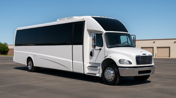 Exterior of Charter Bus Company Pocatello's 30 Passenger Minibus in Pocatello