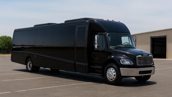 Exterior of Charter Bus Company Pocatello's 35 Passenger Minibus in Pocatello