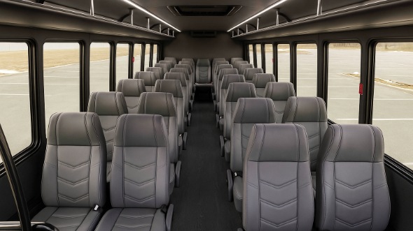 bozeman 15 passenger minibus inside