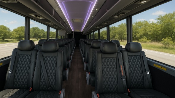 bozeman 18 passenger minibus inside