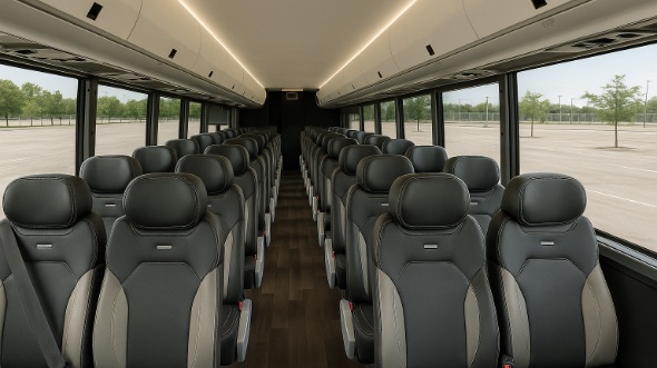 bozeman 28 passenger minibus inside