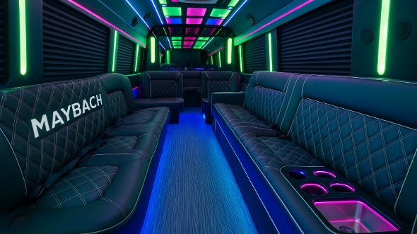 bozeman party bus rental inside